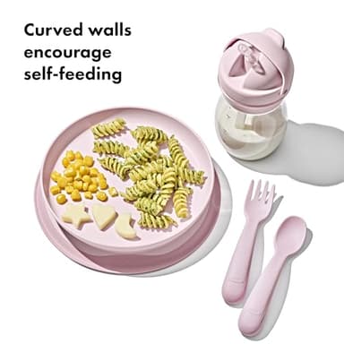 OXO Tot Stick and Stay Suction Plate - Blossom - Image 5