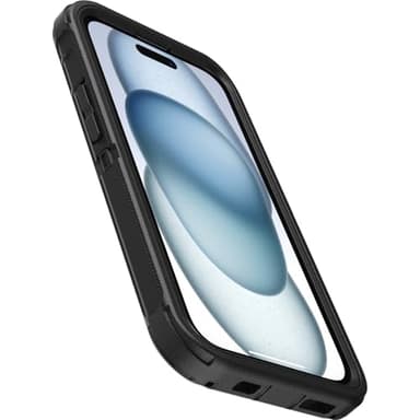 OtterBox iPhone 16e, 15, 14, & 13 Defender Series - Black, screenless, rugged & durable, with port protection, snaps to MagSafe - Image 5