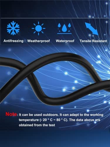 Cat 8 Ethernet Cable 100ft Shielded, Indoor&Outdoor, Heavy Duty High Speed Direct Burial 26AWG Cat8 Network Wire, 40Gbps 2000Mhz SFTP Patch Cord, In Wall&Weatherproof RJ45 Cable for Router/Modem/Xbox - Image 4