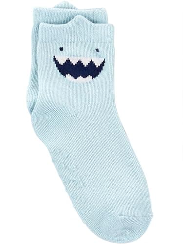 Simple Joys by Carter's Baby 12-Pack Socks, Multicolor/Monster/Sharks/Stripe, 2-3T - Image 9