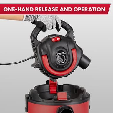 Vacmaster 6-Gallon* Wet/Dry Vacuum with Detachable Blower – VBVB611PF 1101 - Image 3