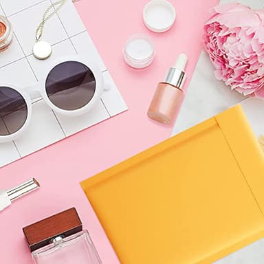 packbabol Kraft Bubble Mailers 6x10 Inch 50 Pcs,Small Self-Sealing Mail Shipping Bags,Yellow Padded Envelopes #0 - Image 5