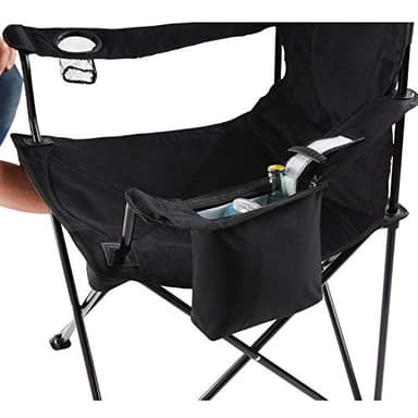 Coleman Portable Camping Chair with 4-Can Cooler, Cushioned Seat & Back with Side Pockets & Cup Holder, Carry Bag Included, Great for Camping, Tailgating, Firepits, Patio, & More - Image 6