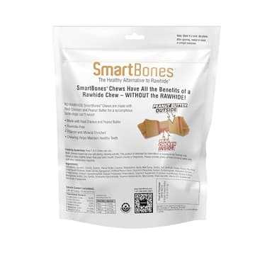 SmartBones Small Chews, Treat Your Dog to a Rawhide-Free Chew Made with Real Meat and Vegetables - Image 2