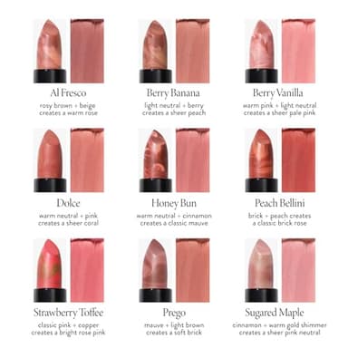 LAURA GELLER NEW YORK Italian Marble Sheer Lipstick - Berry Vanilla - Hydrating & Lightweight - Vitamin E & Caster Seed Oil - Cream Finish - Image 9