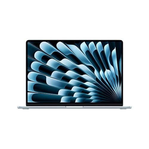 Apple 2025 MacBook Air 15-inch Laptop with M4 chip: Built for Apple Intelligence, 15.3-inch Liquid Retina Display, 16GB Unified Memory, 256GB SSD Storage, 12MP Center Stage Camera, Touch ID; Sky Blue - Image 1