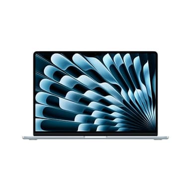 Apple 2025 MacBook Air 15-inch Laptop with M4 chip: Built for Apple Intelligence, 15.3-inch Liquid Retina Display, 16GB Unified Memory, 256GB SSD Storage, 12MP Center Stage Camera, Touch ID; Sky Blue - Image 1