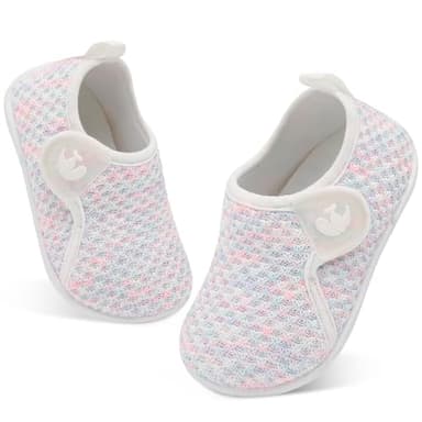 FEETCITY Slip On Toddler Shoes Boys Girls Kids Sport Sneakers Baby First Walking Shoes Breathable Toddler Athletic Running Shoe - Image 6