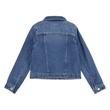 Levi's Girl's Denim Trucker Jacket, Bristol, 6 - Image 2