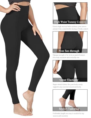 VALANDY Creamlush High Waisted Leggings for Women Buttery Soft Stretchy Tummy Control Workout Yoga Running Pants (S-3XL) - Image 5