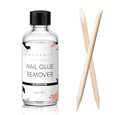 Makartt Nail Glue Remover for Press on Nails - 30ML Glueoff Easy Removal Versatile Debonder for Glue on Tips, Regular Polish, Quick Glues and Semi-Cured Sticker DIY Manicure Supply - Image 8