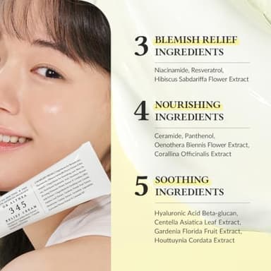 Dr.Althea 345 Relief Cream, Daily Face Moisturizer, Blemish Relief Care, Soothing Recovery & Moisture, Korean Vegan Skin Care for All Skin Types, 1.69 Fl Oz (Pack of 1) - Image 2