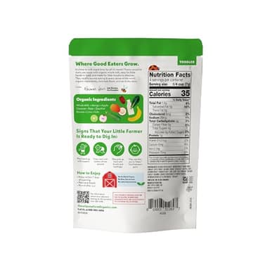 Once Upon A Farm Organic Smoothie Melts, Tropical Greens, No Added Sugar, Kosher, USDA Certified Organic, Non-GMO, 1 Ounce (Pack of 8) - Image 5