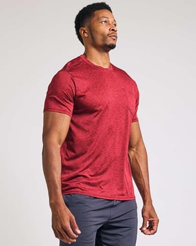 Big and Tall King Size Mens Quick Dry Dri Fit Active Wear Workout Running Training Athletic Performance Short Sleeve Crew Pocket T-Shirt Undershirt Essentials Top Tee ropa Hombre- Set 4, 4X - Image 2