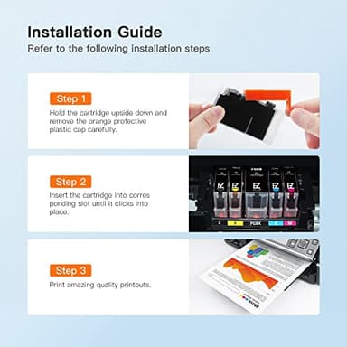 E-Z Ink Compatible Ink Cartridge Replacement for Canon CLI-251XL CLI 251 to use with PIXMA MX922 MX920 IP8720 IX6820 IP7220 MG5520 MG5420 MG7520 MG6320 Printer (4 Cyan, 4 Magenta, 4 Yellow, 12 Pack) - Image 6