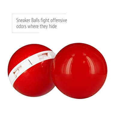 Sneaker Balls Odor-Fighting Shoe Fresheners, Eliminates Unpleasant Smells, Perfect For Sneakers, Gym Bags, Gear Bags, Drawers, Lockers, And More!, Radial Tie Dye, 6 Pack - Image 2