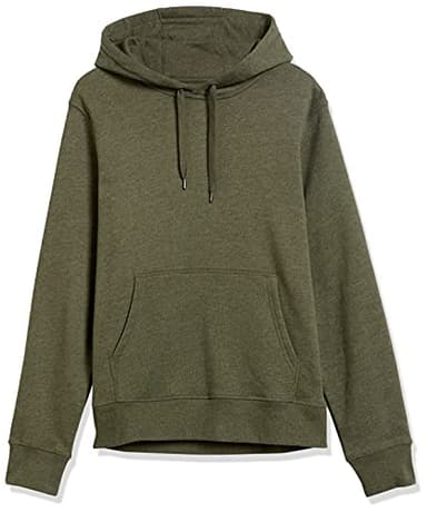 Amazon Essentials Men's Pullover Sweatshirt Hoodie, Big & Tall Options Available, Olive Heather, Large - Image 10
