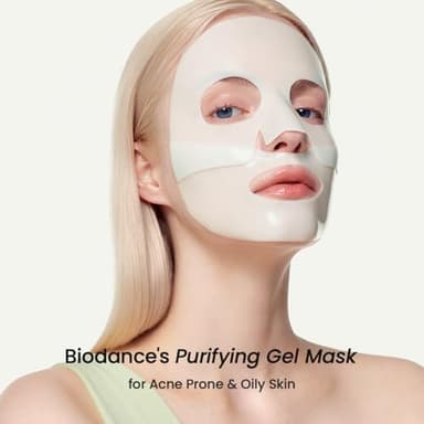 BIODANCE Refreshing Sea kelp Real Deep Mask, Overnight Hydrogel Mask, Calming, Oil & Sebum Control, Blemish Care, Korean Skincare, Stocking Stuffers for Teen Girls | 1.19oz(34g) x 4ea - Image 3
