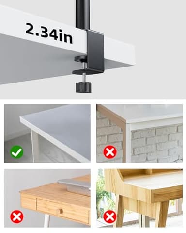 Weilisi 10.2" Desk Ring Light with Stand for Video Call, Ring Light for Desk with Clamp, 360° Rotate & Flexible Height Desk Light, Adjust Arm Desk Lamp for Home Office, Podcast, Gaming, Recording - Image 7