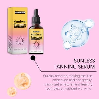 Milano Drop™ Sunless Tanning Drops to Drink, Sunless Drinkable Tanning Drops, Promotes Skin Health and Pigmentation - Image 3