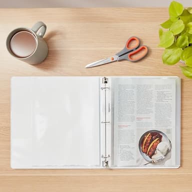 Amazon Basics Sheet Protectors for 3 Ring Binder, Heavyweight, Polypropylene, 8.5 x 11 Inch, 500-Pack, Clear - Image 7