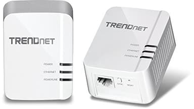 TRENDnet Powerline 1300 AV2 Adapter Kit, Includes 2 x TPL-422E Powerline Ethernet Adapters, IEEE 1905.1 & IEEE 1901, Gigabit Port, Range Up to 300m (984 ft), Simple Installation, White, TPL-422E2K - Image 1
