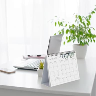 Aesthetic Desk Calendar 2025 - Runs until June 2026 - Beautiful Small Flip Desktop Calendar for Easy Organizing - Image 5