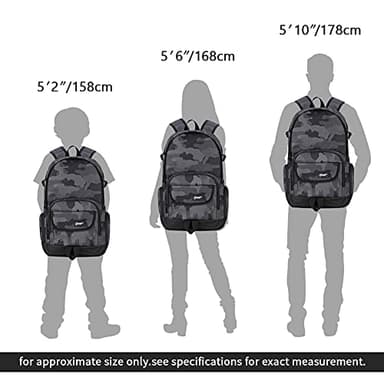 rickyh style School Backpack Travel Bag for Men & Women Lightweight College Back Pack with Laptop Compartmen - Image 5
