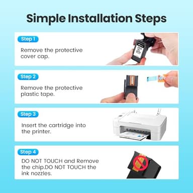 260XL and 261XL Ink Cartridges Replacements for Canon Printer Ink 260 and 261 Combo Pack PG-260 CL-261 Use for TR7020a TR7020 TR7022a TR7022 TS6420a TS6420 TS6400 TS5320 (2 Pack-1 Black,1 Tri Color) - Image 7