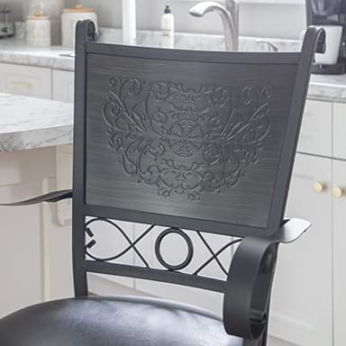 Powell Harris Stool, Matte black and Grey - Image 4
