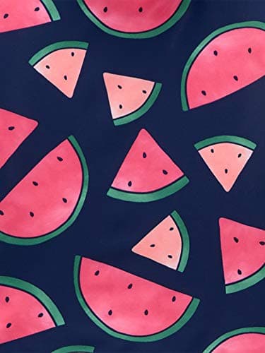 Simple Joys by Carter's Girls' 3-Piece Assorted Rashguard Sets, Watermelon, 3T - Image 3