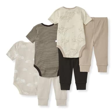 Burt's Bees Baby Unisex Baby Bodysuit & Pant Set, 100% Organic Cotton - Image 2