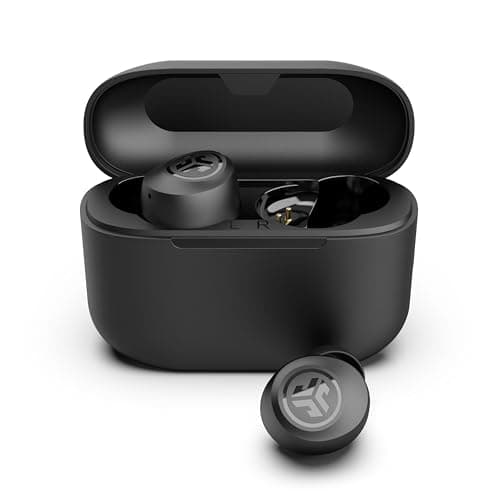 JLab Go Air Pop+ True Wireless Earbuds, in Ear Headphones, Bluetooth Earphones, 35H Playtime Ear Buds, Bluetooth Earbuds with Microphone, USB-C Charging Case, Dual Connect, EQ3 Sound, Black - Image 1