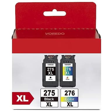 PG-275 XL/CL-276 XL Ink Cartridge Combo Pack for Canon Ink 275 and 276 275XL 276XL for Canon 275 and 276 Ink Cartridges for Pixma TR4720 TS3722 TS3500 TS3520 TS3522 TR4700 TR4722 TS3720 TR4723 2 Pack - Image 1