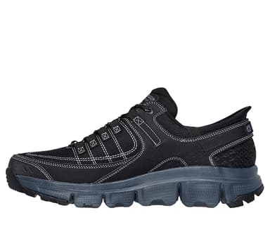 Skechers Men's Summits at Hands Free Slip-in Sneaker, Black/Charcoal, 10.5 Wide - Image 6