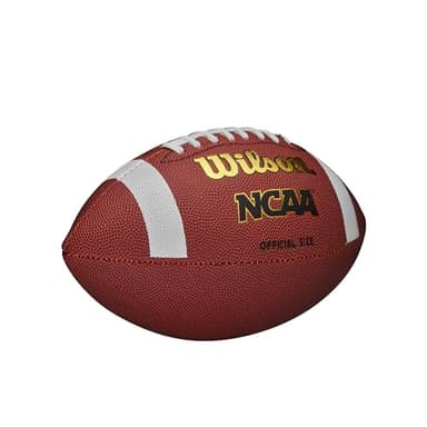 Wilson NCAA Composite Football - PeeWee Size, Brown - Image 5