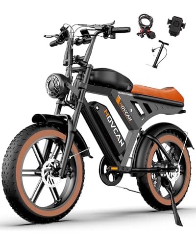 MOVCAN Electric Bike for Adults,1500W Motor 20" Fat Tire Ebike,Up to 32MPH & 120 Miles,31.2AH Removable Dual Battery, 7 Speed Gear, Hydraulic Brakes&Full Suspension Electric Motorcycle - Image 1