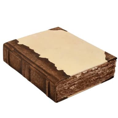 Rustic Vintage Leather Spine Bound Journal - 200 Pages, 10"X7", Brown - Handmade Antique Deckle Edges Watercolor Paper - Book of Shadows/Spell - Writing Notebook Sketchbook for Women and Men - Image 1