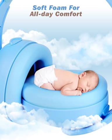 cumunebula [2-in-1] Baby Ear Muffs Noise Protection - [Two Modes] Baby Headphones for Noise Cancelling Headphones- Infant Headphones Noise Cancelling - Ear Protection for 3 Months to 4 Years - Image 7