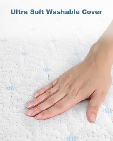 Ferlizer 3" [Twin XL] Mattress Topper, Memory Foam Mattress Topper Twin Extra Long for College Dorm with Ultra Soft Cover & Corner Straps, CertiPUR-US Certified - Image 4