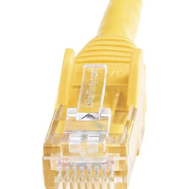 StarTech.com 7ft CAT6 Ethernet Cable - Yellow CAT 6 Gigabit Ethernet Wire -650MHz 100W PoE RJ45 UTP Network/Patch Cord Snagless w/Strain Relief Fluke Tested/Wiring is UL Certified/TIA (N6PATCH7YL) - Image 7
