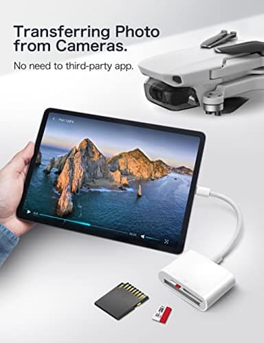 USB C SD Card Reader for iPhone 15/iPad/Mac, ChiaoPio USB C to SD CF, Type C Memory Card Adapter with Compact Flash/CF/SD/MicroSD Slots Compatible with iPad MacBook Pro/Air/Mini Mac Laptop - Image 6