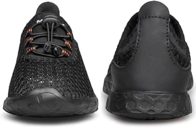 DOUSSPRT Water Shoes for Kids Boys Girls Quick Dry Beach Sports Swim Pool Aqua Shoes for Toddler/Little Kid/Big Kid Allblack 1 - Image 3