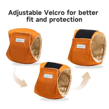 Male Dogs Diapers Belly Bands(4Pack), Washable Reusable Male Boy Doggy Wraps Panties for Doggie Puppy Pooping Potty Training Incontinence Marking Pañal para Perro X-Large - Image 5