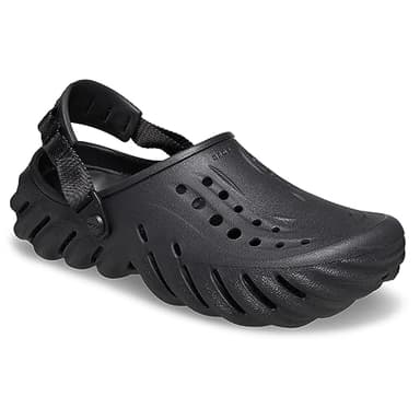 Crocs Unisex-Adult Echo Clog, Black, 12 Women/10 Men - Image 7