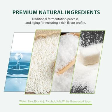 Soeos Mirin, Japanese Cooking Wine, 1.8 L (Pack of 1), Mirin Rice Wine, Authentic Natural Sugar Sweet Rice Cooking Wine for Cooking, Condiments, Seasoning Homemade Sauces, Japanese Seasoning - Image 8