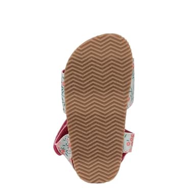 Dr. Scholl's Shoes Original Toddler Flat Sandal AQUA Blue Floral Nylon 11 M - Image 9