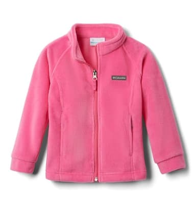 Columbia unisex-baby Benton Springs Fleece Jacket, Pink Ice, 12-18 Months - Image 1