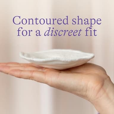 Lansinoh Washable Nursing Pads, Made with Organic Bamboo Viscose, Reusable Breast Pads for Breastfeeding with Wash Bag, Breastfeeding Essentials, 10 Count - Image 3