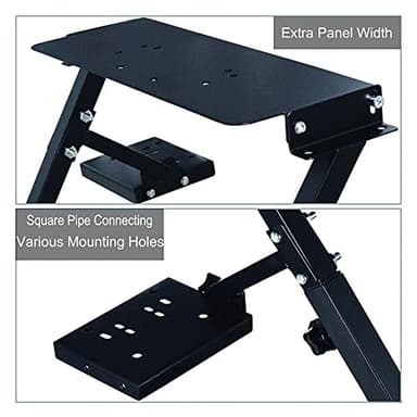 Nejoney Racing Wheel Stand, Height Adjustable & Foldable Steering Wheal Stand Compatible with Logitech G25,G27,G29,G920 Gaming Cockpit - Image 6